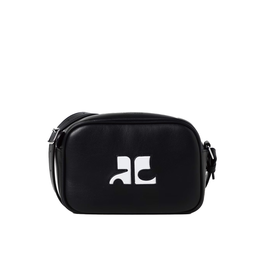 希少　Courreges クレージュ　スタジャン　ロング　黒　フード付　S325 希少 Courreges クレージュ スタジャン ロング 黒 フード付 S325